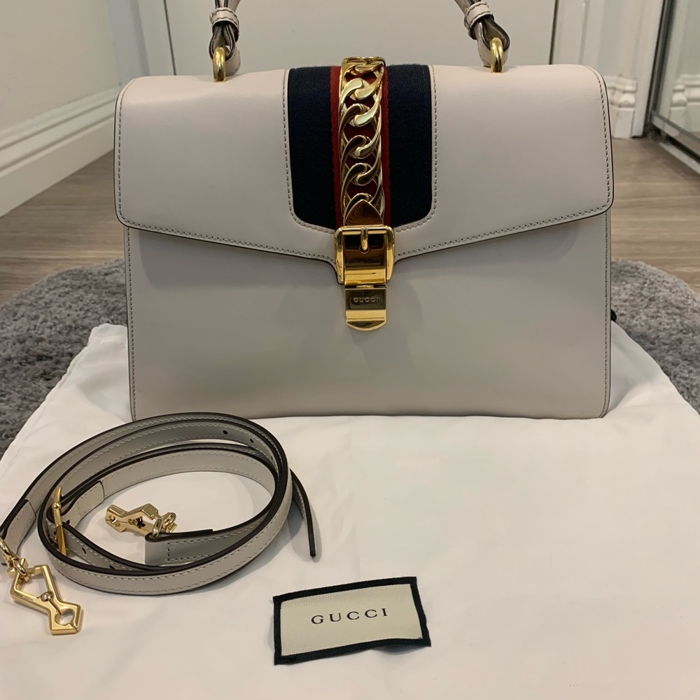Authentic Medium Gucci Top handle bag.